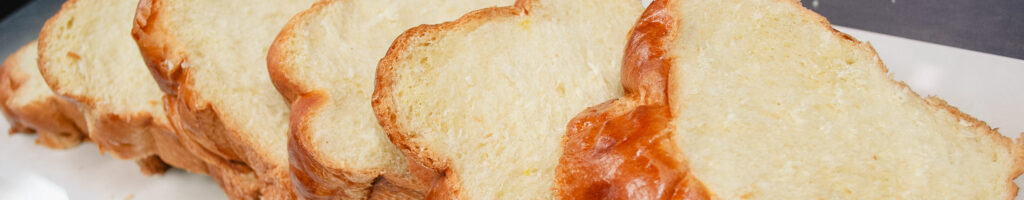 fresh challah bread at max and louie's new york diner