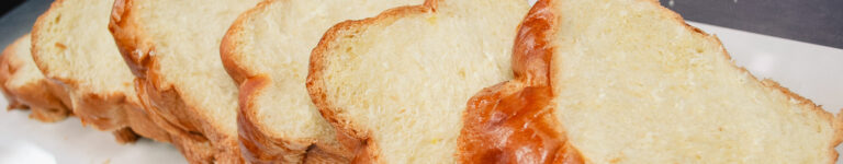 fresh challah bread at max and louie's new york diner